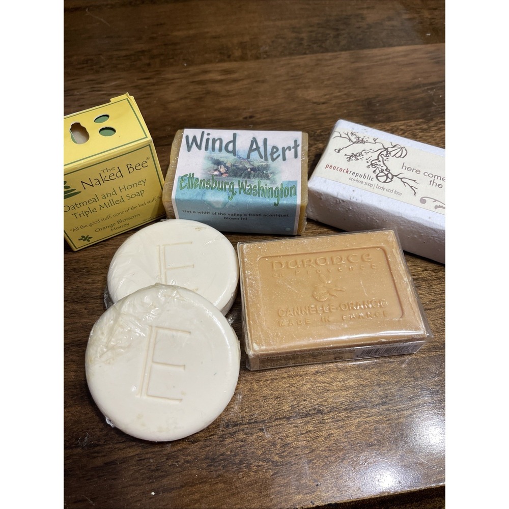 Soap Bar Lot 6 Mixed Variety Over 1 Pound Of Soap The Naked Bee Durance France